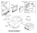 Part Location Diagram of 499341GS Briggs and Stratton Lable Kit - Emission